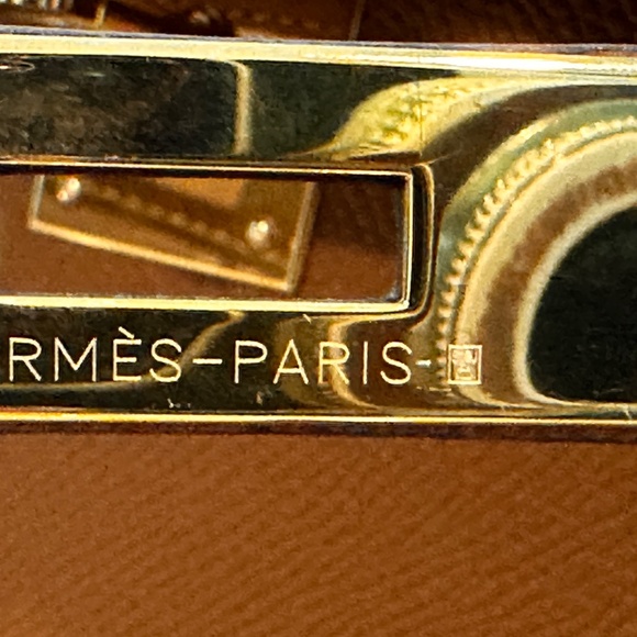 Hermes Kelly epsom salt 28 Gold - Picture 4 of 13